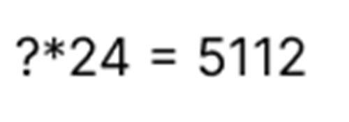 Eksempel fra øvelsestest i Verify Calculation