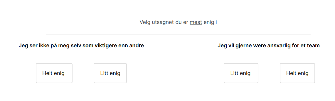 Eksempel på ADEPT 15 for Vy konduktøraspirant